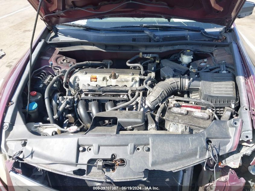 2010 Honda Accord 2.4 Lx VIN: 1HGCP2F30AA175450 Lot: 39707387