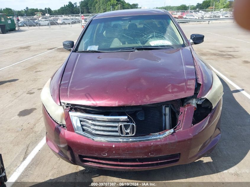 2010 Honda Accord 2.4 Lx VIN: 1HGCP2F30AA175450 Lot: 39707387