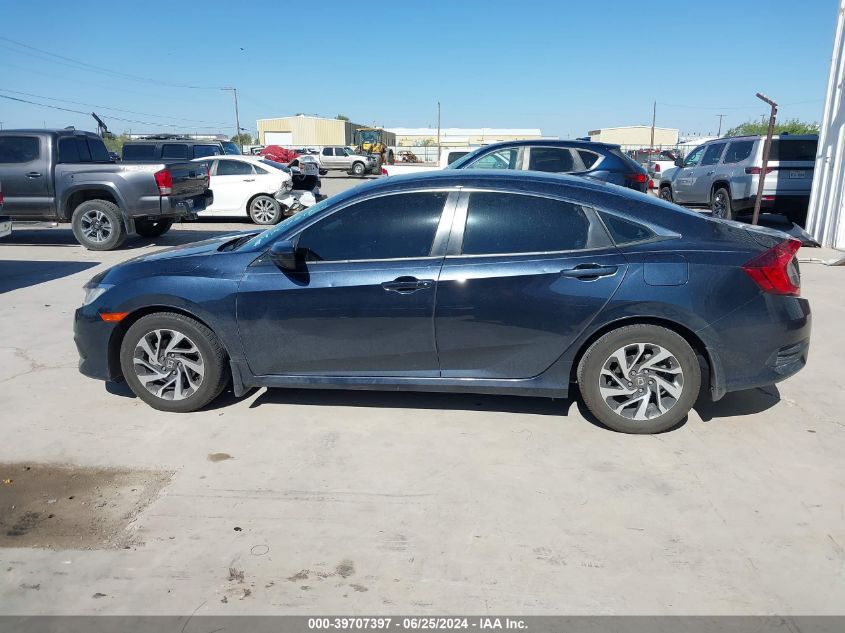 2018 Honda Civic Ex VIN: 19XFC2F75JE019931 Lot: 39707397