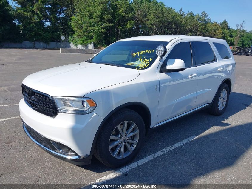 2020 Dodge Durango Special Service VIN: 1C4SDHFT1LC296579 Lot: 39707411