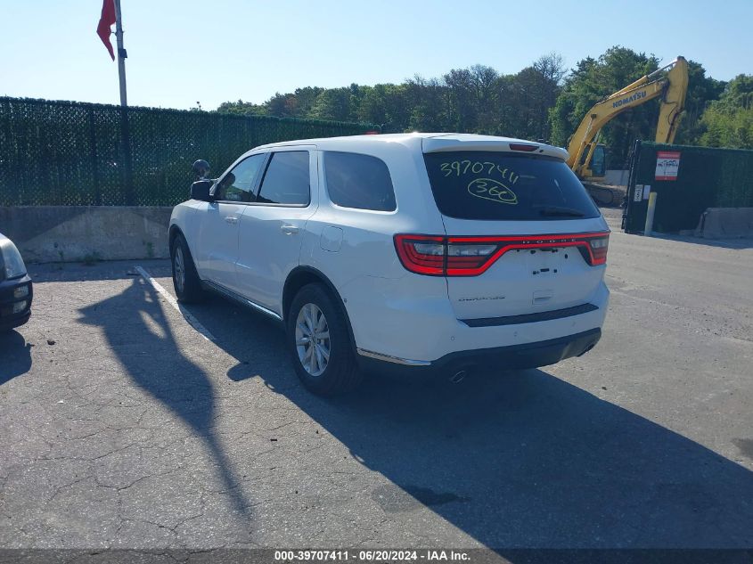 2020 Dodge Durango Special Service VIN: 1C4SDHFT1LC296579 Lot: 39707411