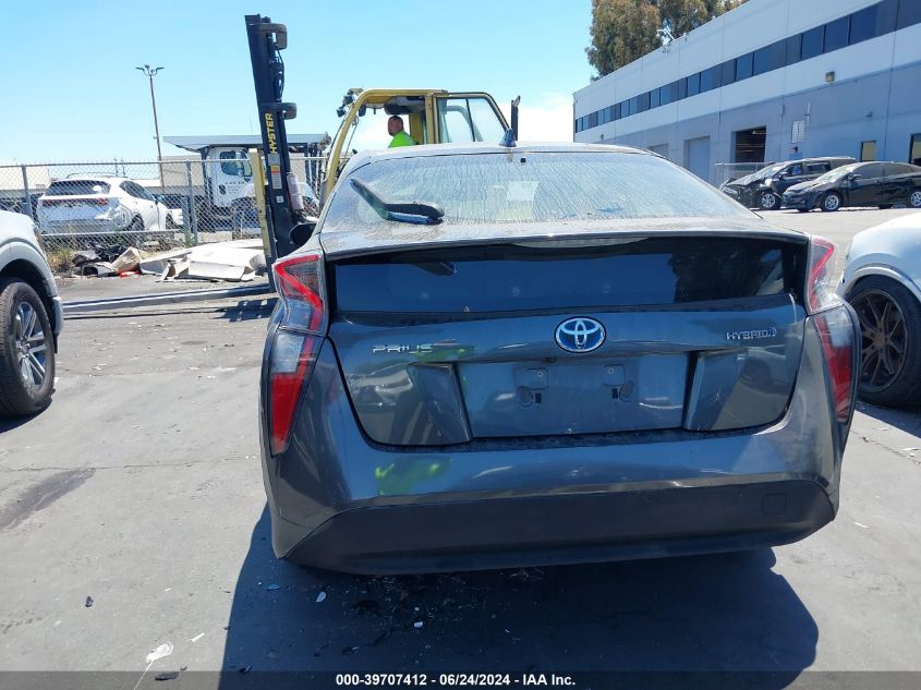 2016 Toyota Prius VIN: JTDKBRFU6G3004676 Lot: 39707412