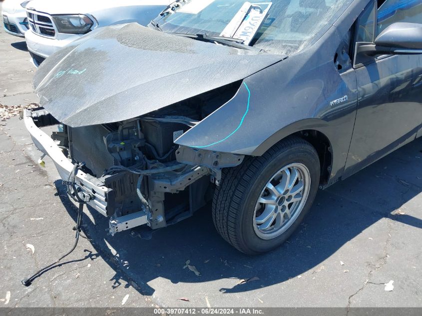 2016 Toyota Prius VIN: JTDKBRFU6G3004676 Lot: 39707412