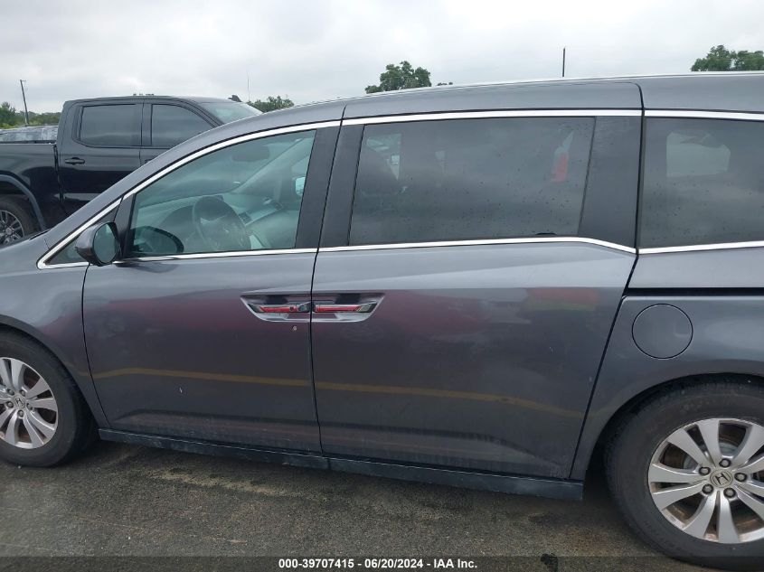 2014 Honda Odyssey Ex-L VIN: 5FNRL5H67EB116664 Lot: 39707415