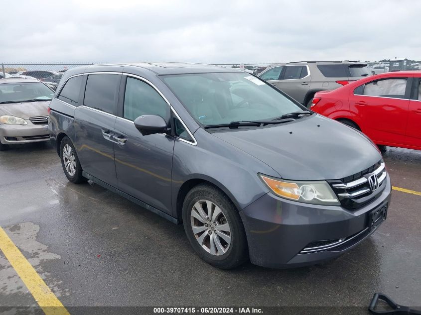 2014 Honda Odyssey Ex-L VIN: 5FNRL5H67EB116664 Lot: 39707415