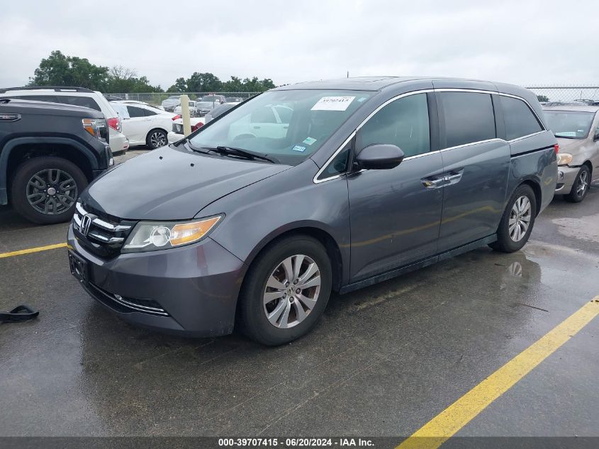 2014 Honda Odyssey Ex-L VIN: 5FNRL5H67EB116664 Lot: 39707415