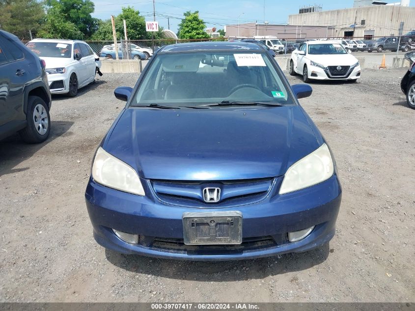 2004 Honda Civic Ex VIN: 2HGES26744H521838 Lot: 39707417