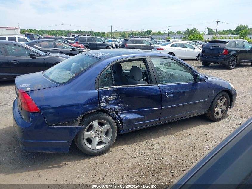 2004 Honda Civic Ex VIN: 2HGES26744H521838 Lot: 39707417