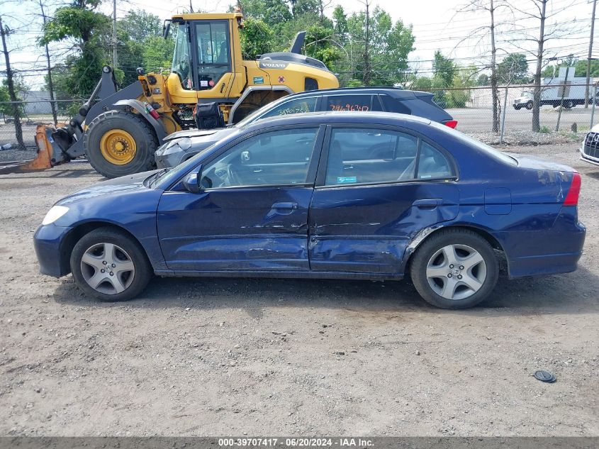 2004 Honda Civic Ex VIN: 2HGES26744H521838 Lot: 39707417