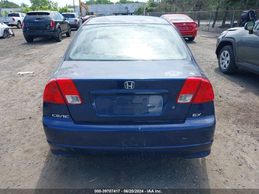 2004 Honda Civic Ex VIN: 2HGES26744H521838 Lot: 39707417