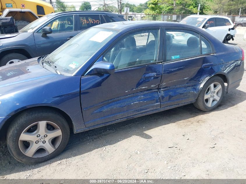 2004 Honda Civic Ex VIN: 2HGES26744H521838 Lot: 39707417