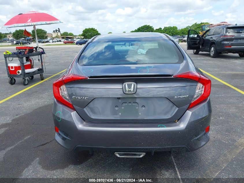 2020 Honda Civic Sport VIN: 2HGFC2F85LH521890 Lot: 39707436