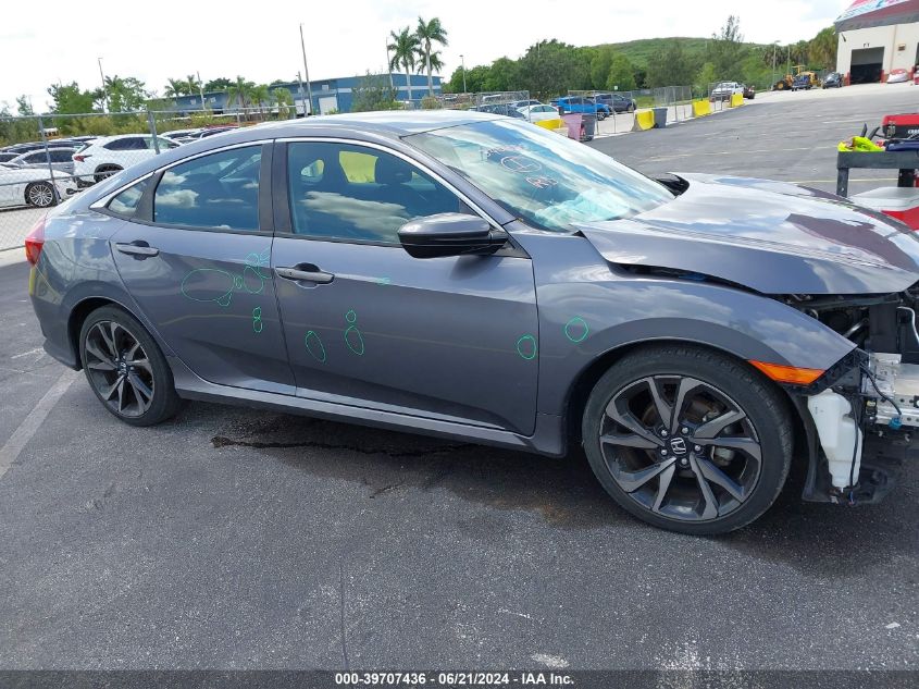 2020 Honda Civic Sport VIN: 2HGFC2F85LH521890 Lot: 39707436