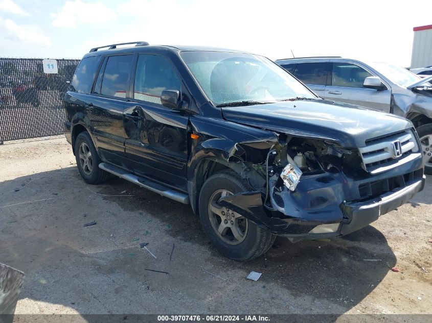 2006 Honda Pilot Ex VIN: 5FNYF28606B031992 Lot: 39707476
