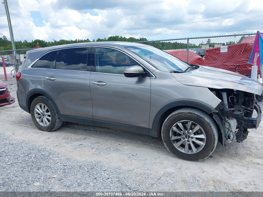 2019 Kia Sorento 3.3L Lx VIN: 5XYPGDA50KG486432 Lot: 39707486