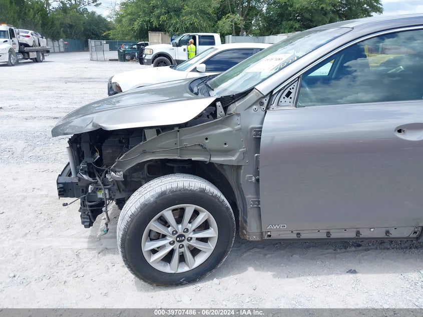 2019 Kia Sorento 3.3L Lx VIN: 5XYPGDA50KG486432 Lot: 39707486