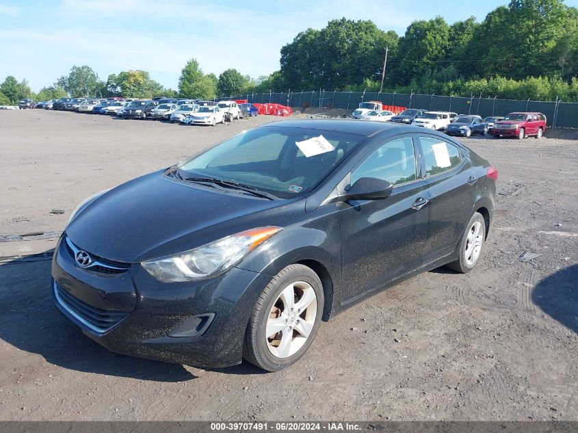 2013 Hyundai Elantra Gls VIN: 5NPDH4AE5DH258549 Lot: 39707491