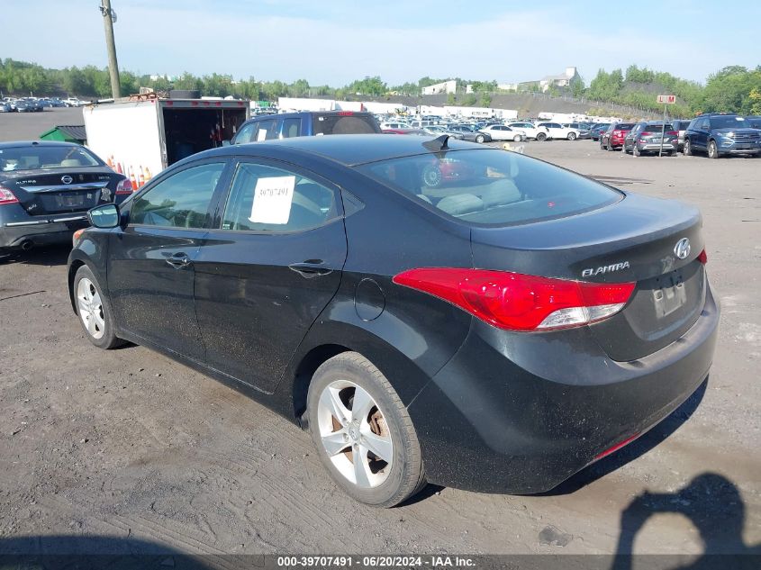 2013 Hyundai Elantra Gls VIN: 5NPDH4AE5DH258549 Lot: 39707491