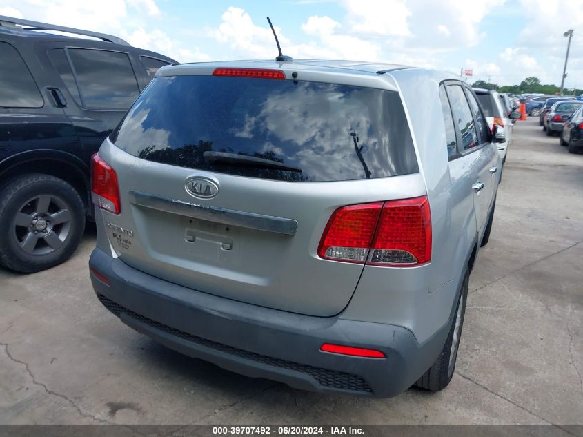 2011 Kia Sorento Lx VIN: 5XYKT3A19BG053334 Lot: 39707492