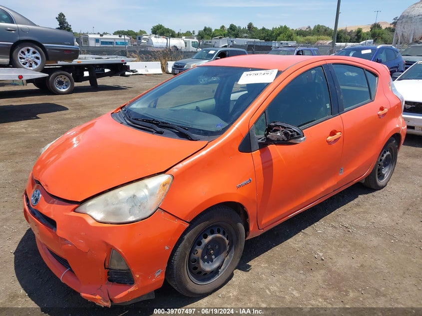 2013 Toyota Prius C Two VIN: JTDKDTB35D1039432 Lot: 39707497