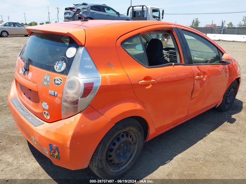2013 Toyota Prius C Two VIN: JTDKDTB35D1039432 Lot: 39707497