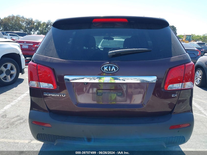 2011 Kia Sorento Ex VIN: 5XYKU4A13BG026908 Lot: 39707499