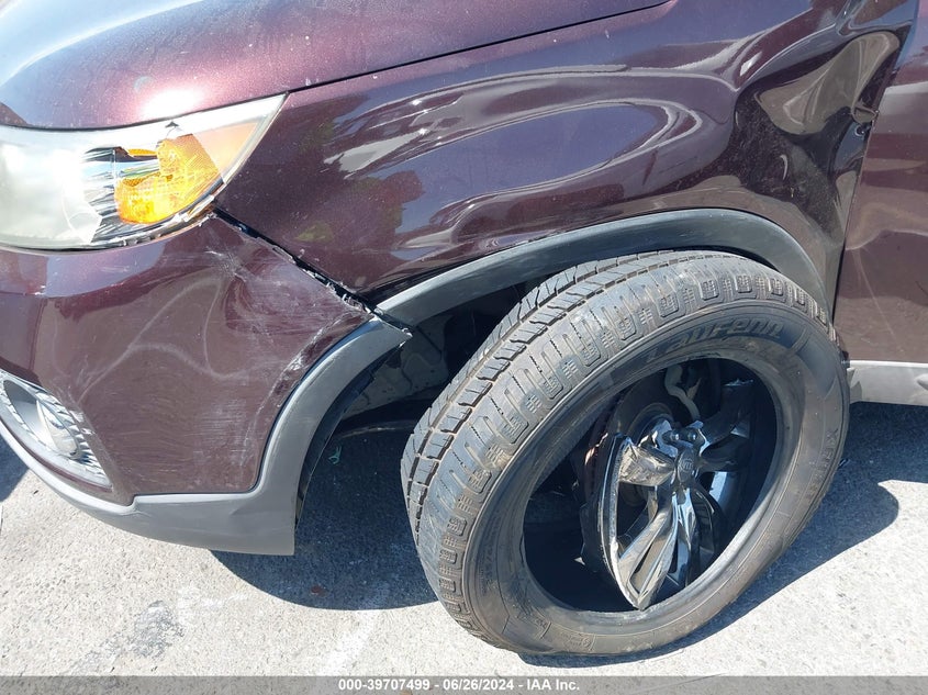 2011 Kia Sorento Ex VIN: 5XYKU4A13BG026908 Lot: 39707499