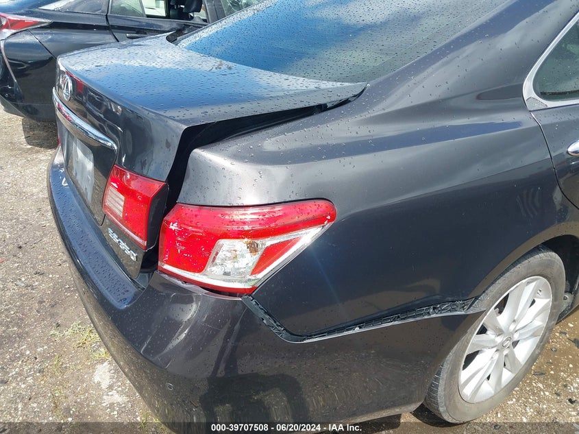 2012 Lexus Es 350 VIN: JTHBK1EG0C2505543 Lot: 39707508