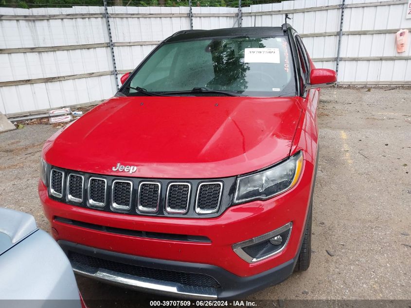 2019 Jeep Compass Limited VIN: 3C4NJDCB0KT689292 Lot: 39707509