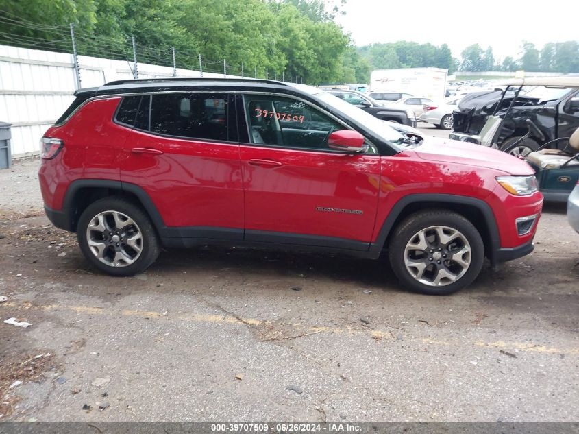 2019 Jeep Compass Limited VIN: 3C4NJDCB0KT689292 Lot: 39707509