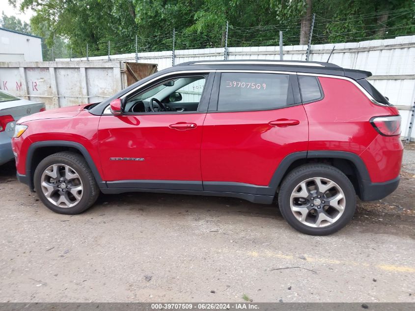 2019 Jeep Compass Limited VIN: 3C4NJDCB0KT689292 Lot: 39707509