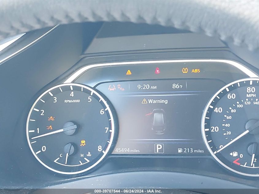 2020 Nissan Murano Sv Intelligent Awd VIN: 5N1AZ2BS2LN139876 Lot: 39707544