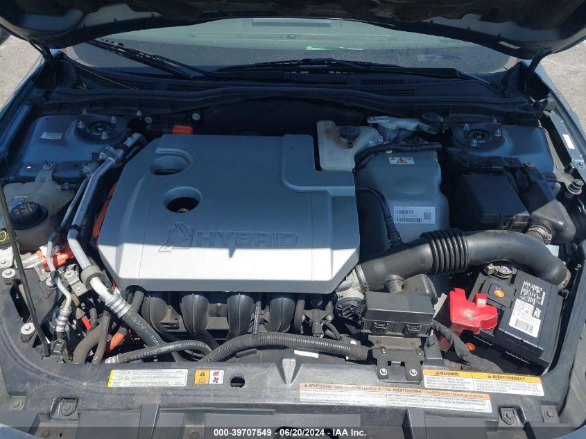 2012 Ford Fusion Hybrid VIN: 3FADP0L31CR270271 Lot: 39707549