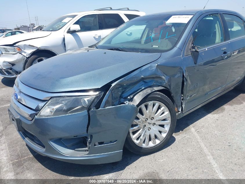 2012 Ford Fusion Hybrid VIN: 3FADP0L31CR270271 Lot: 39707549