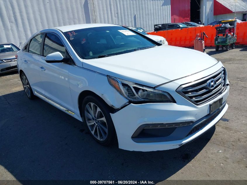 VIN 5NPE34AFXFH095119 2015 HYUNDAI SONATA no.1