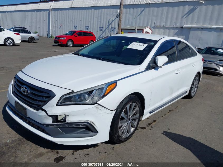 VIN 5NPE34AFXFH095119 2015 HYUNDAI SONATA no.2