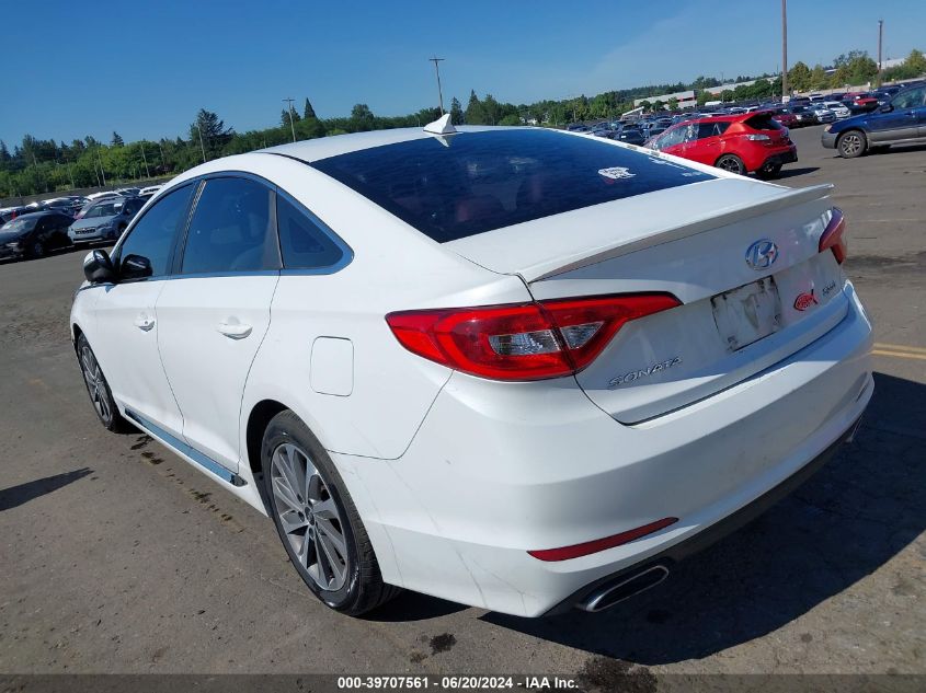 VIN 5NPE34AFXFH095119 2015 HYUNDAI SONATA no.3