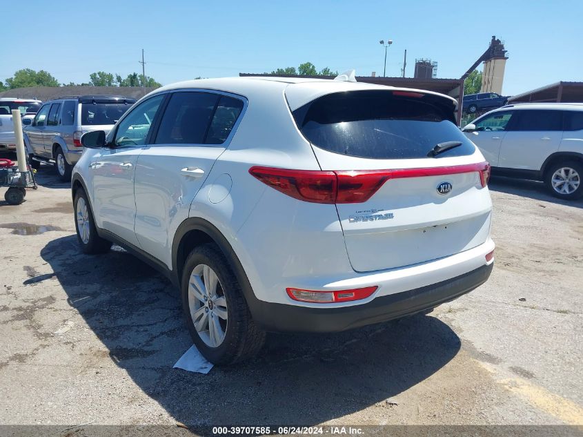 2018 Kia Sportage Lx VIN: KNDPMCAC3J7477379 Lot: 39707585