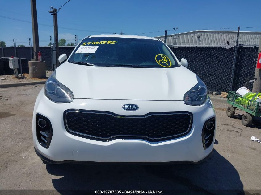 2018 Kia Sportage Lx VIN: KNDPMCAC3J7477379 Lot: 39707585