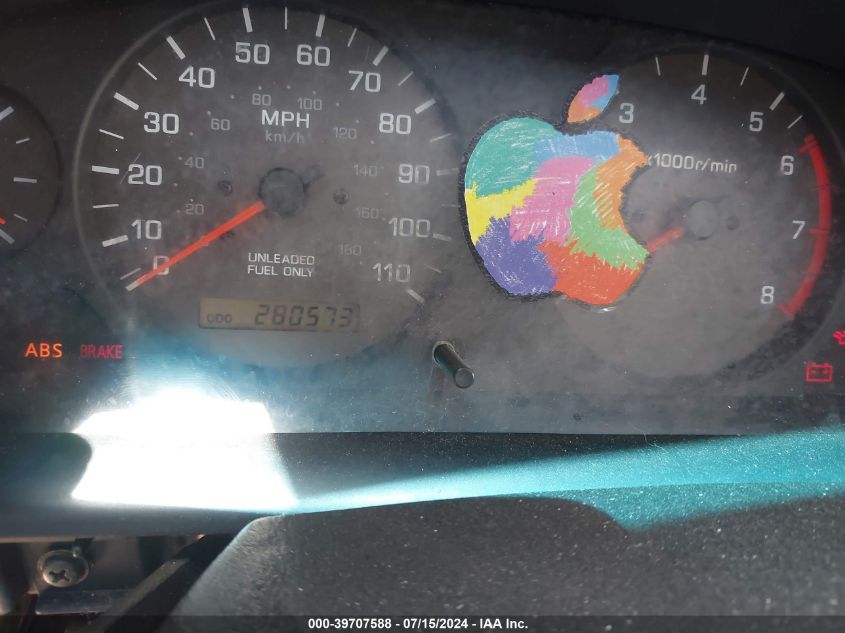 2000 Nissan Xterra Se/Xe VIN: 5N1ED28T8YC538729 Lot: 39707588