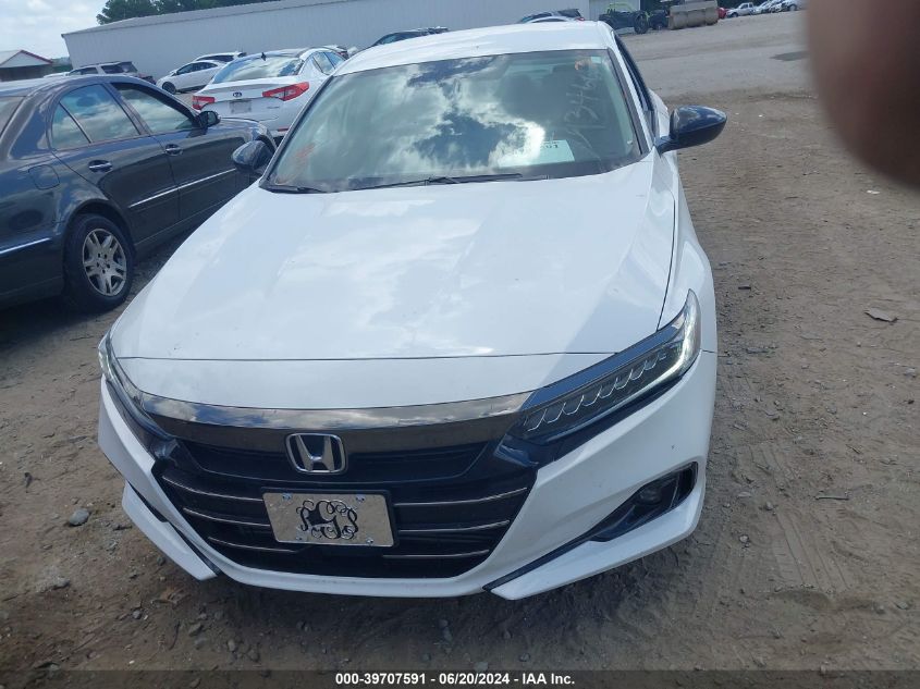 2021 Honda Accord Sport Special Edition VIN: 1HGCV1F47MA009584 Lot: 39707591