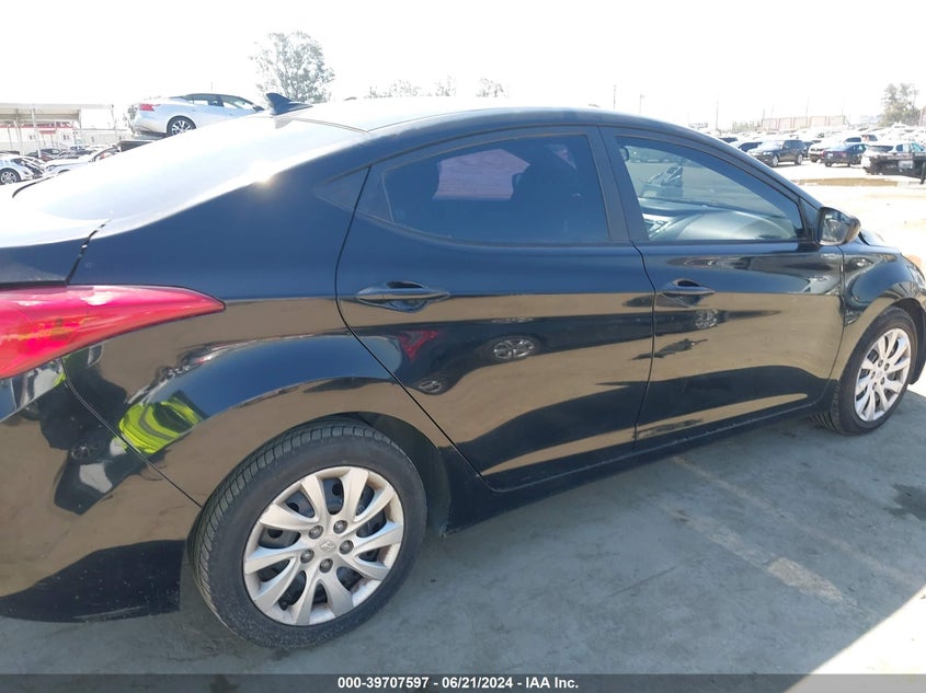 2012 Hyundai Elantra Gls VIN: 5NPDH4AE9CH067229 Lot: 39707597