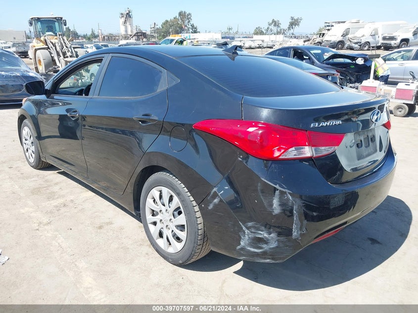 2012 Hyundai Elantra Gls VIN: 5NPDH4AE9CH067229 Lot: 39707597