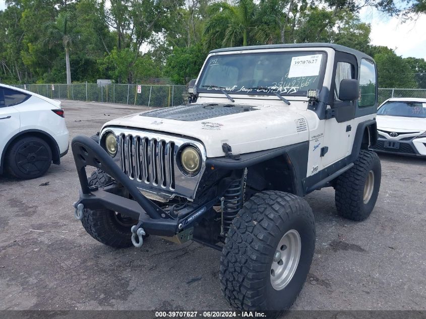 1998 Jeep Wrangler Sport VIN: 1J4FY19S0WP721409 Lot: 39707627