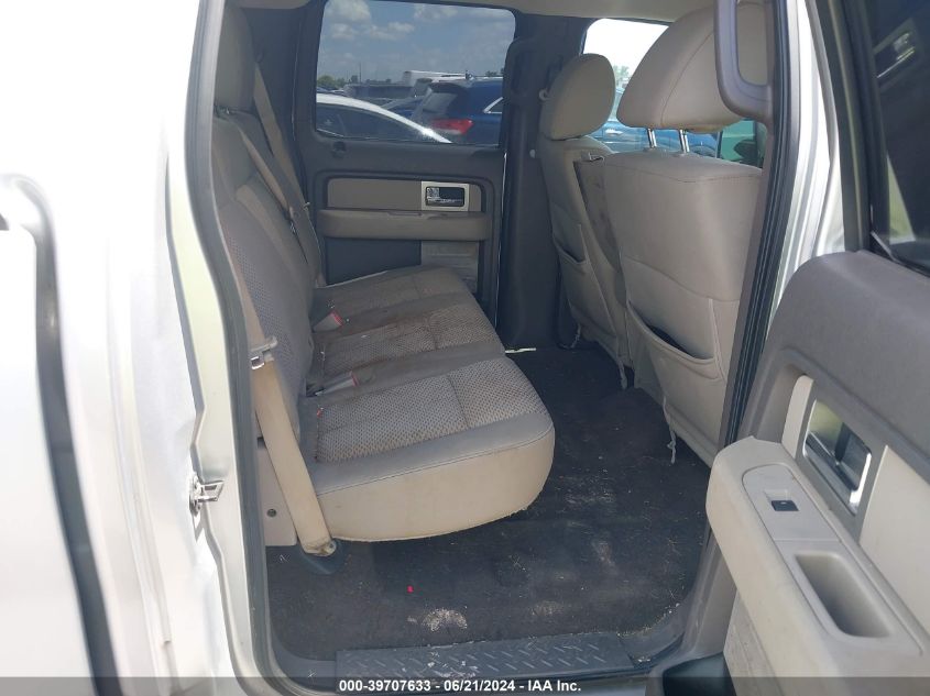 2010 Ford F150 Supercrew VIN: 1FTEW1C85AFA76159 Lot: 39707633