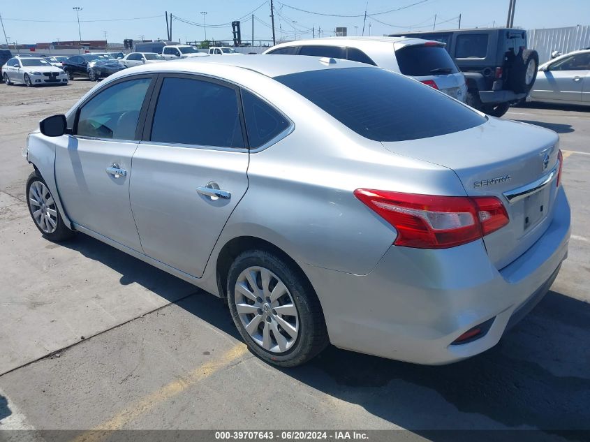 2017 Nissan Sentra Sv VIN: 3N1AB7AP8HY299843 Lot: 39707643