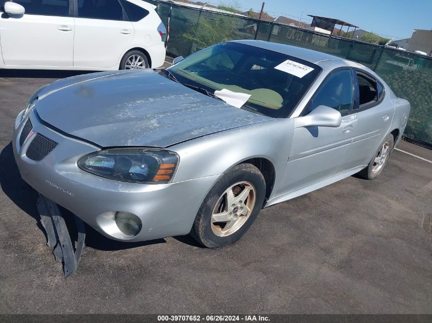 2004 Pontiac Grand Prix Gt1 VIN: 2G2WP522441319644 Lot: 39707652