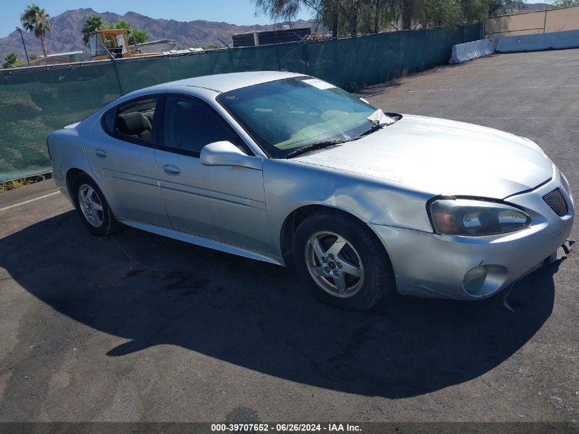 2004 Pontiac Grand Prix Gt1 VIN: 2G2WP522441319644 Lot: 39707652