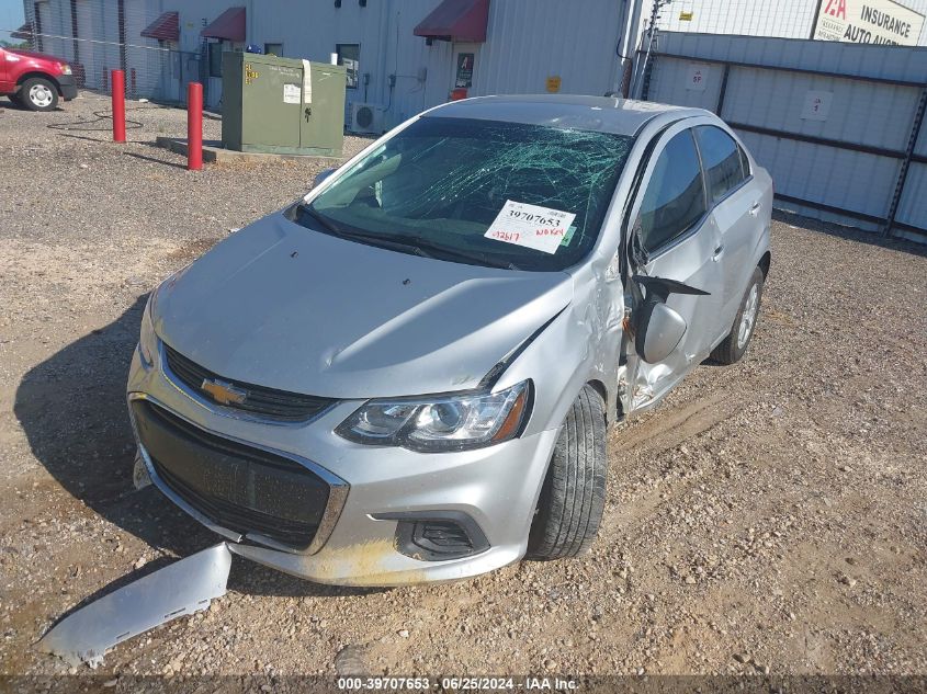 2018 Chevrolet Sonic Lt Auto VIN: 1G1JD5SH2J4124153 Lot: 39707653