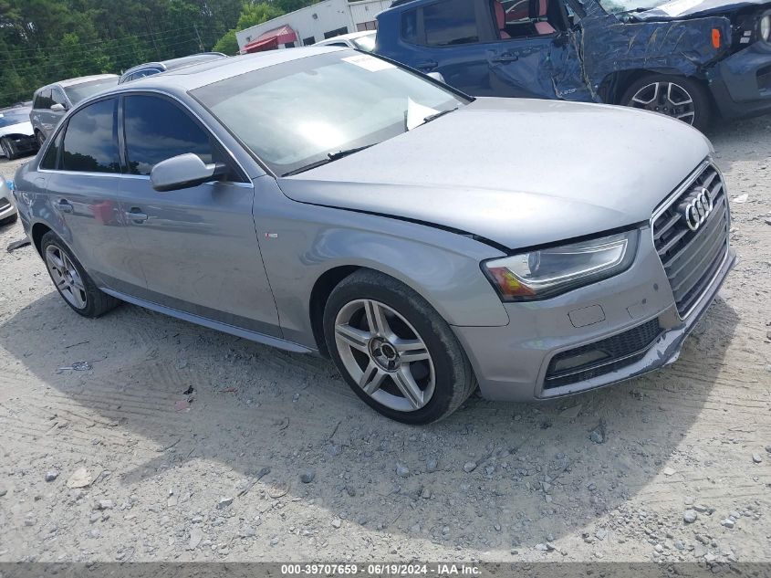 2015 Audi A4 2.0T Premium VIN: WAUAFAFLXFN019545 Lot: 39707659